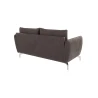 Patrick - Modernes Sofa 2-Sitzer mit Silber Metall Füßen