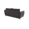 Patrick - Modernes Sofa 2-Sitzer mit Silber Metall Füßen