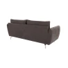 Patrick - Modernes Sofa 3-Sitzer mit Silber Metall Füßen