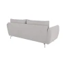 Patrick - Modernes Sofa 3-Sitzer mit Silber Metall Füßen