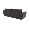 Patrick - Modernes Sofa 3-Sitzer mit Silber Metall Füßen