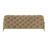 Natalie - Chesterfield Sofa 2-Sitzer mit Goldene Metall Füßen