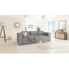 Noord - Modernes Sofa 3 sitzer mit weichem Sitz
