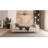 Carson - Chesterfield Sofa 3-Sitzer mit Goldene Metall Füßen