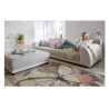 Vivienne - Big Sofa 4 Sitzer Boxspringfederung Lounge Sofa mit vielen losen Kissen