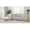 Owen - Ecksofa mit Schlaffunktion und Bettkasten in scandinavischem Design