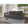 Calais - Modernes Sofa 3-Sitzer mit Schwarz Metall Füßen aus Luxusmicrofaser