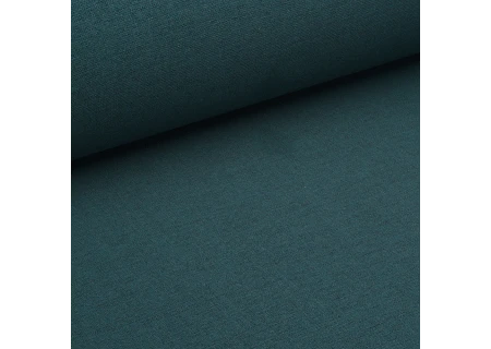 Charlotte Ecksofa und Fußhocker mit Holzfüßen im skandinavischen Stil