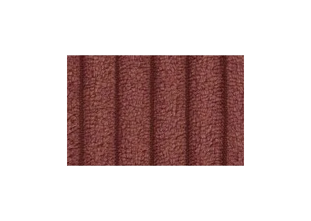 Maya - Sofa 3 sitzer mit Braun Holzfüßen im skandinavischen Stil aus Cord-Stoff