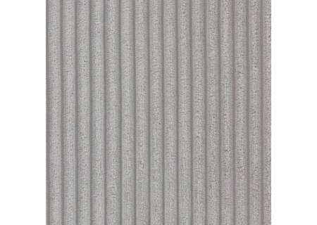 Breeze - Ecksofa mit Ottomane und Schwarz Metall Füßen in Cord-Stoff