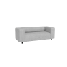 Oskar - Modernes Sofa 2 sitzer aus Cord-Stoff mit bequemem Sitz