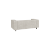 Oskar - Modernes Sofa 2 sitzer aus Cord-Stoff mit bequemem Sitz