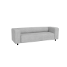 Oskar - Modernes Sofa 3 sitzer aus Cord-Stoff mit bequemem Sitz