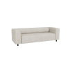 Oskar - Modernes Sofa 3 sitzer aus Cord-Stoff mit bequemem Sitz