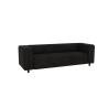 Oskar - Modernes Sofa 3 sitzer aus Cord-Stoff mit bequemem Sitz